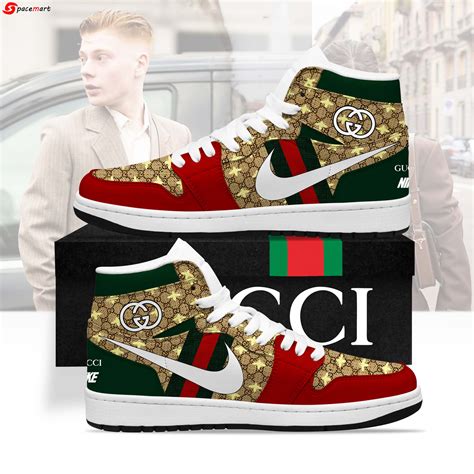 Nike and Gucci shoes